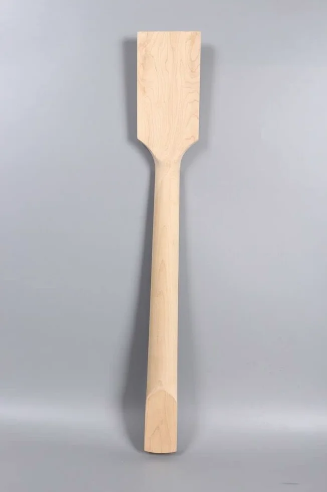 Manico per Chitarra baritono 24 Tasti 30 Pollici Tastiera in Acero Palissandro Nessun intarsio Paddle Testa Manici per Chitarra Fai-da-Te