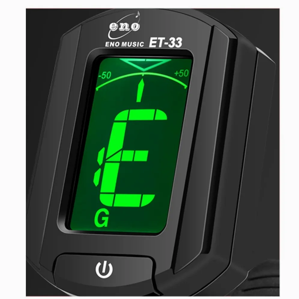JJJ Tuner for Chitarra Portatile Tuner di Alta qualità Ukulele Violin Tuner elettronico Automatico Durevole (Color : Black)