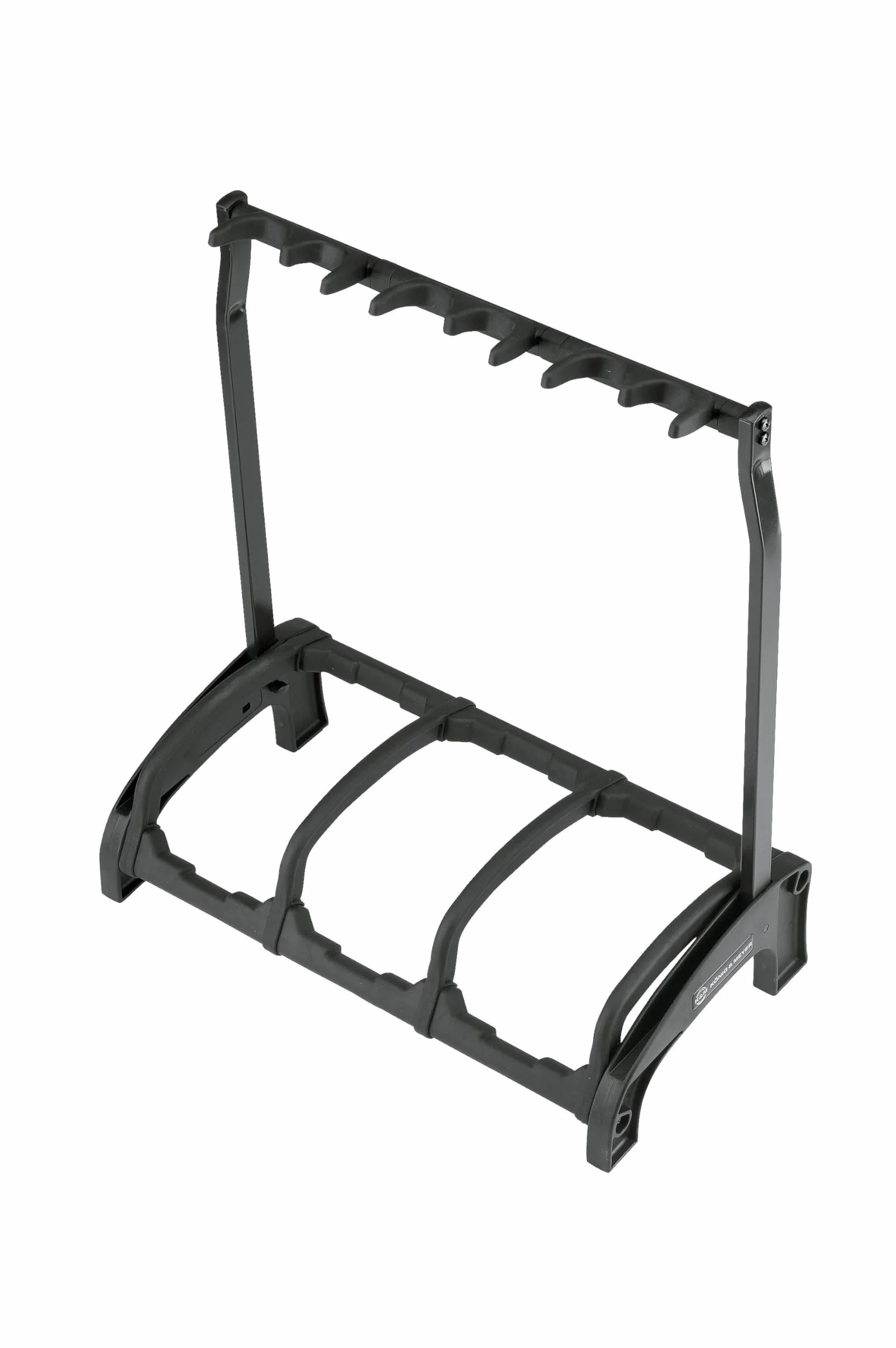 K&M König & Meyer 17513.016.55 Guardian 3 - Supporto per chitarra elettrica, basso o acustica, supporto protettivo, salvaspazio, per musicisti adulti e giovani, nero