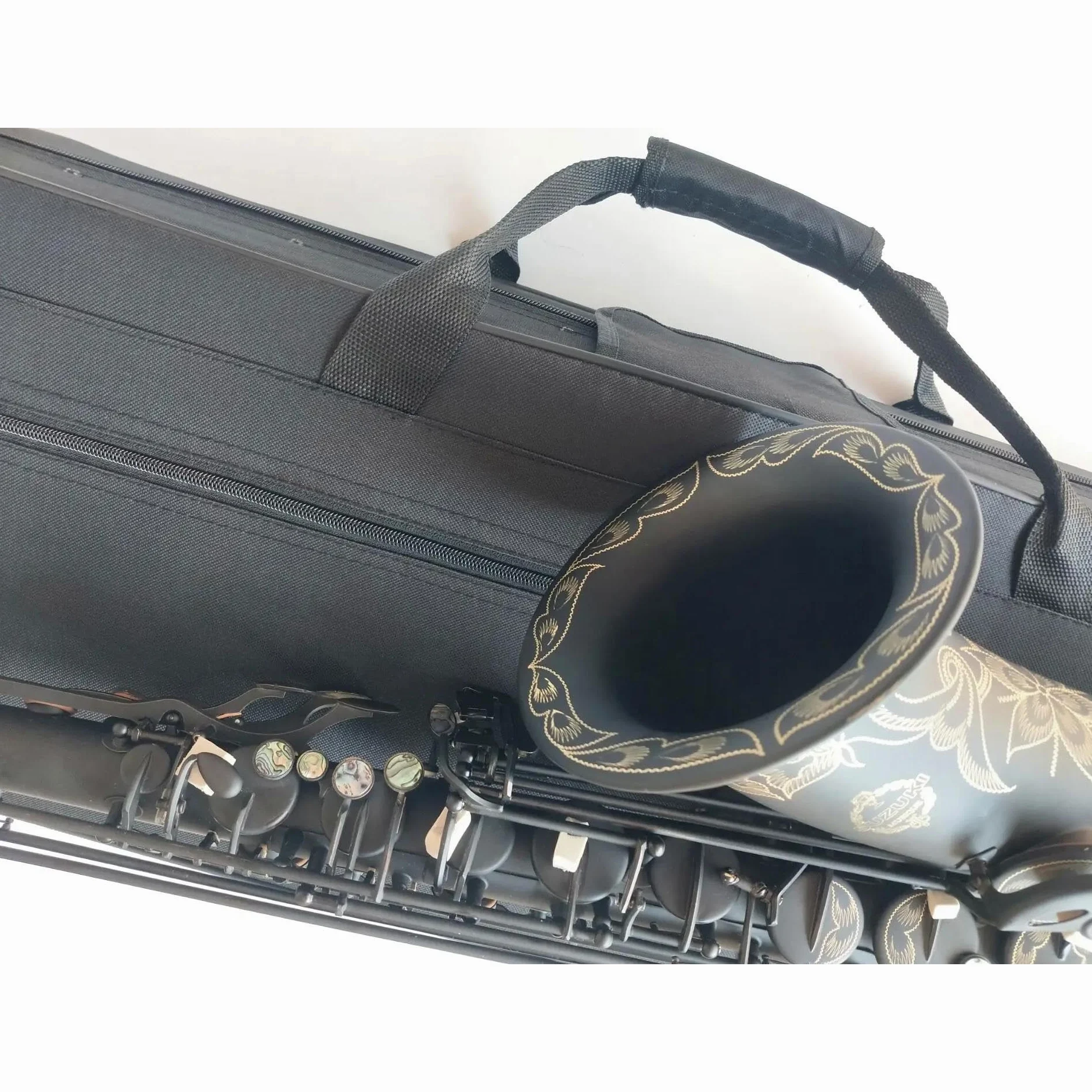 Sassofono Professionale Tenore Sassofono Tenore Nero Oro Sax Strumento Musicale Professionale Con Custodia