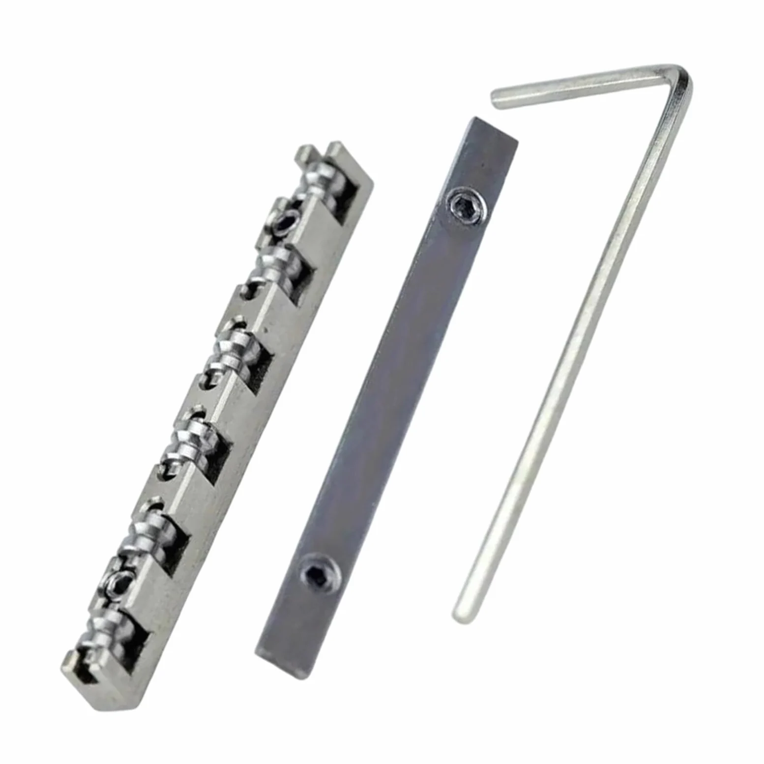 Capotasto Per Chitarra A 6 Corde Regolabile In Lega Di Titanio Da 42 Mm/43 Mm Sostituzione Del Capotasto Per Chitarra | Capotasto per chitarra in lega di titanio regolabile in altezza, 42 mm e 43 mm (43 mm)