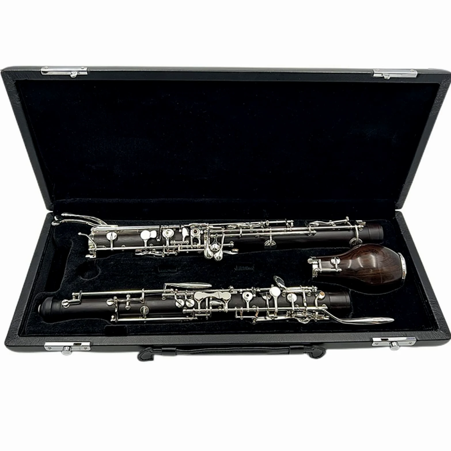 Ebano Indonesiano Classe A Chiave F Corno Inglese Contralto Oboe Legno Massiccio Chiavi Argentate Strumento A Fiato Oboe per Principianti