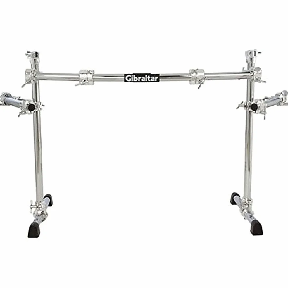 Gibraltar Sistema Rack, Curved Rack Pack Chrome Series GCS375 rack frontale, due estensioni laterali curve