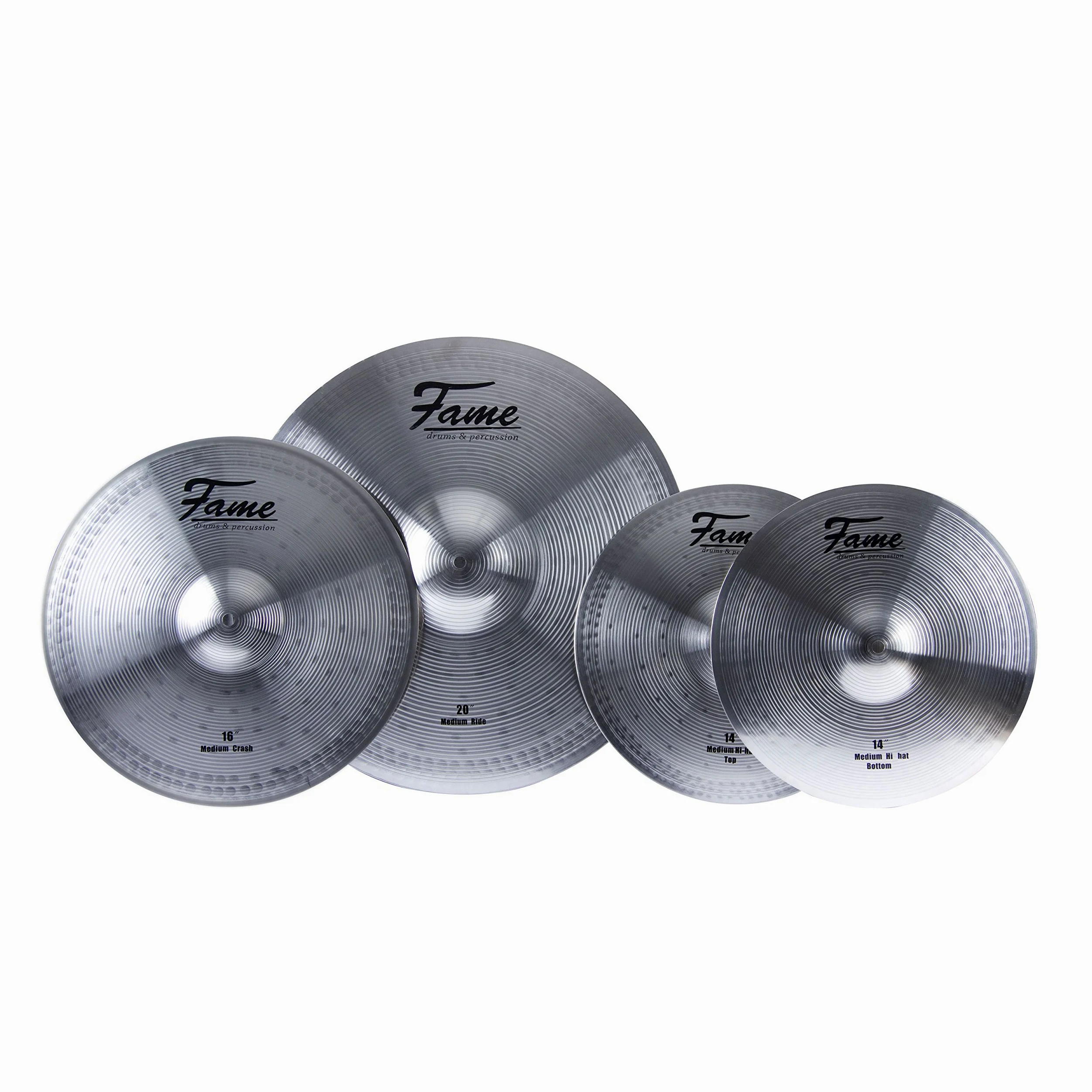 Fame Reflex Cymbal Set-1 (Silver) - Set di piatti per batteria