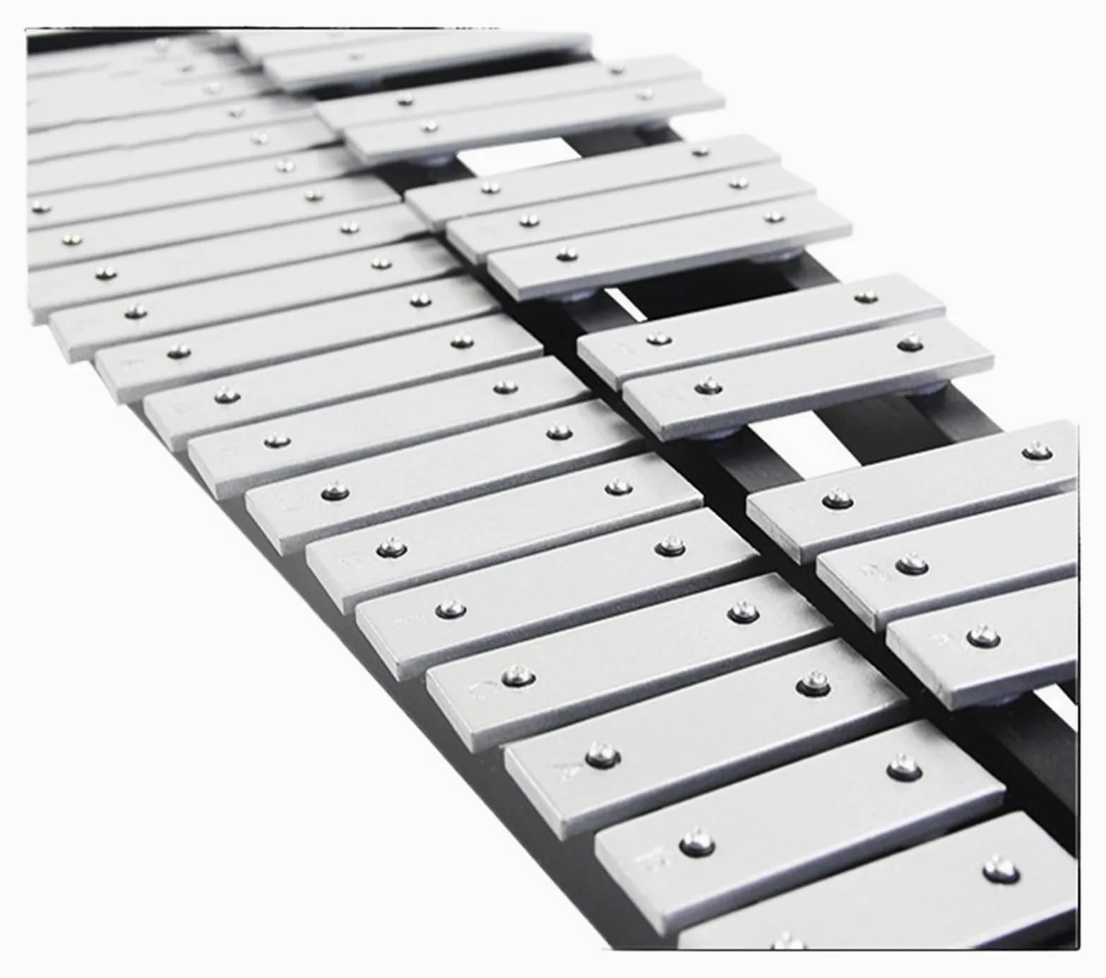 xilofono ​Legno Strumento A Percussione Carillon con Piastra in Alluminio A 32 Toni di Buona tonalità, Strumento A Percussione con Supporto E Confezione