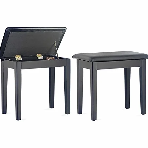 Stagg PBF23 Bkp Sbk per pianoforte, con vano portaoggetti – nero lucido