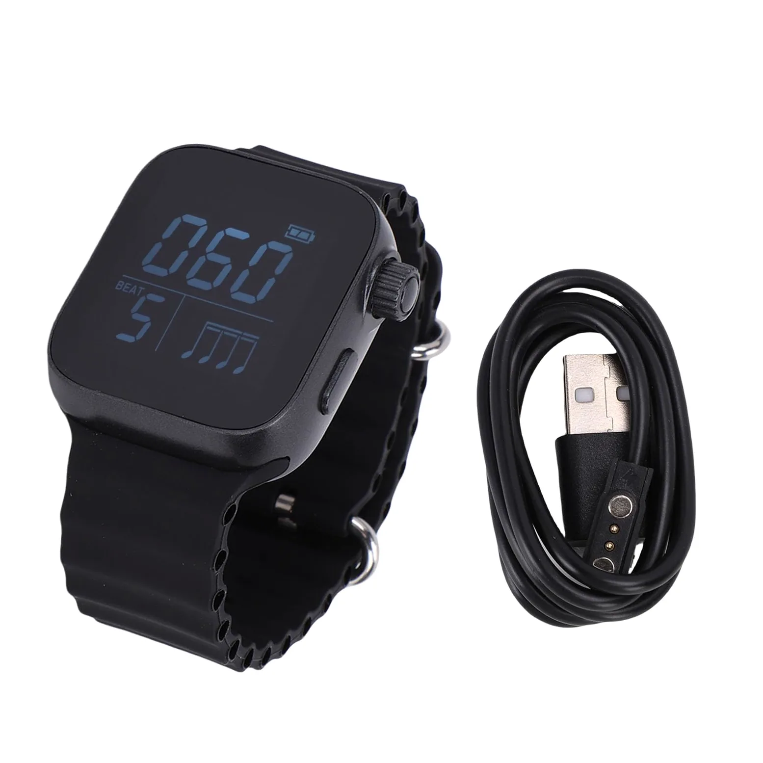 GOWENIC Orologio Metronomo Vibrante Digitale Regolabile da 40-240 Al Minuto per Allenamenti di Musicisti ABS