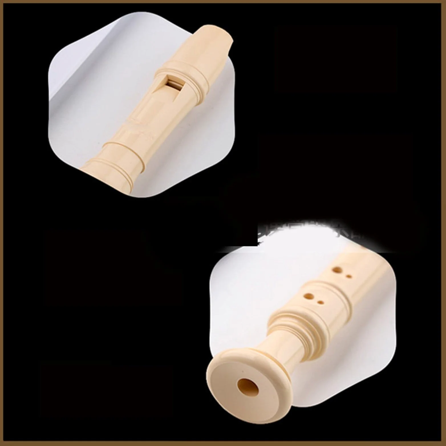 Flauto Dolce Professionale Flauto Dolce Soprano (diteggiatura Barocca Inglese) Design A 8 Fori Materiale ABS