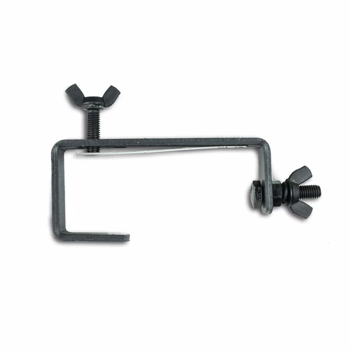 Ganci da teatro, 50 kg, set CC-50 (5 pezzi), gancio di montaggio stabile con labbro di protezione fino a 50 kg, Nero