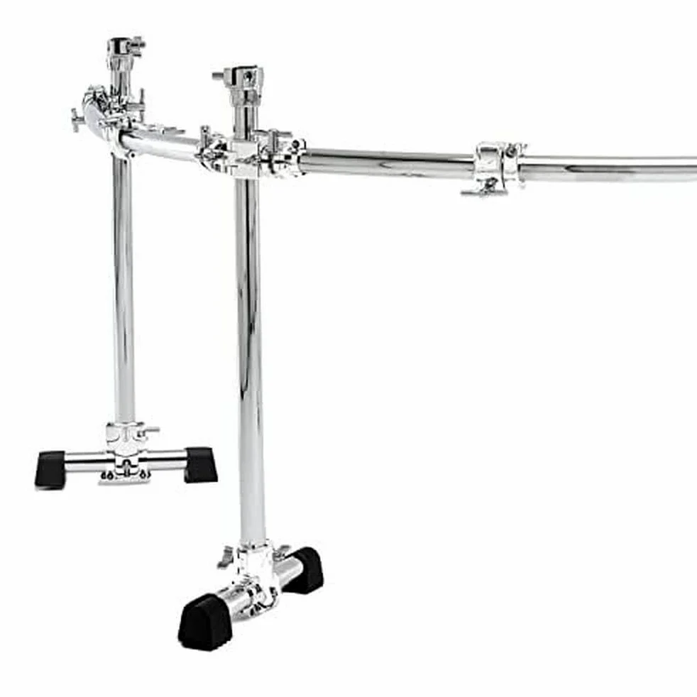 Gibraltar Sistema Rack 4-pole curved Power Rack con 4 montanti, barre curve orizzontali Chrome Series GCS-450C