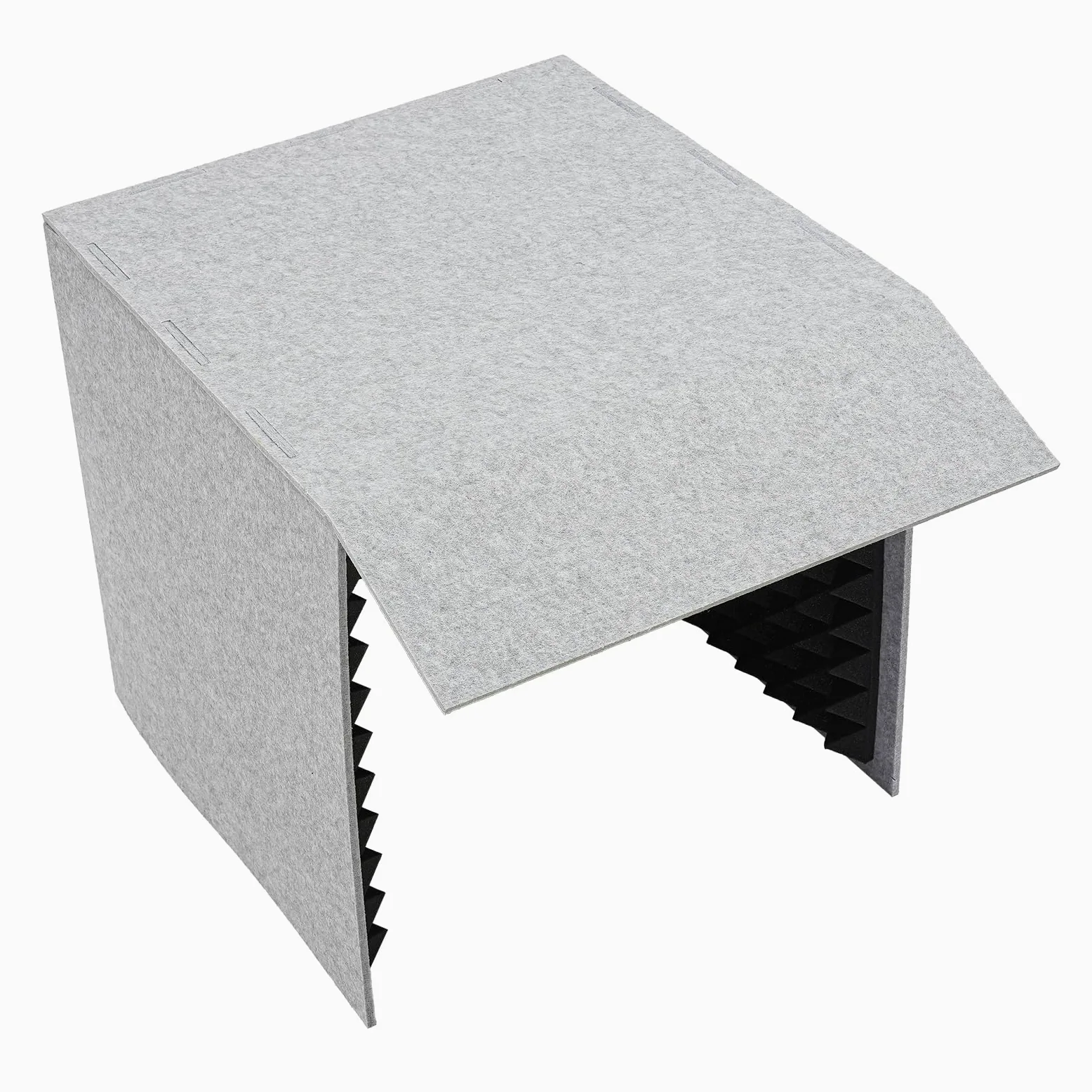 Copertura insonorizzante per desktop, cabina vocale, portatile, schermatura fonoassorbente, microfono in schiuma isolante, 60 x 60 x 60 cm, per registrazioni vocali e streaming live