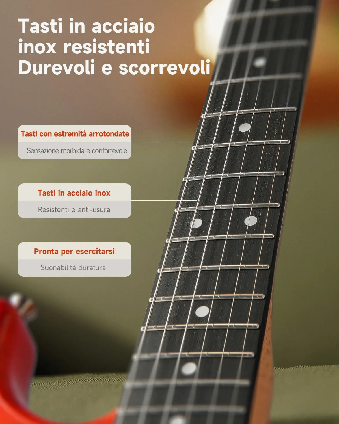Donner DST-90 Chitarra Elettrica 39 Pollici, Kit Chitarra Elettrica per Principianti con Amplificatore, Pickup HSS, Custodia, Accordatore, Capotasto, Tracolla, Corde, Cavo e Plettri, Icetea Burst