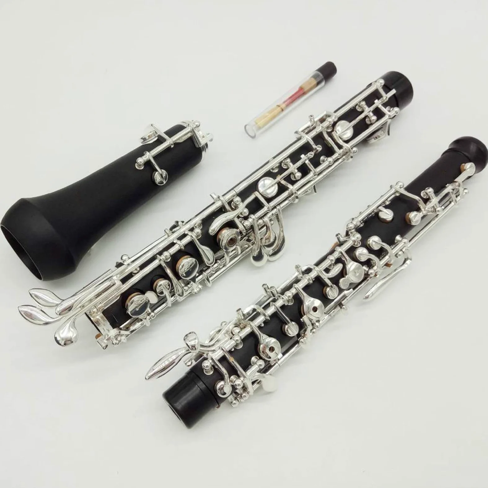 ZUZU Oboe Professional Bakelite Student Oboe C Key Musical Struments con Accessori per Anelli di Custodia Parti Oboe