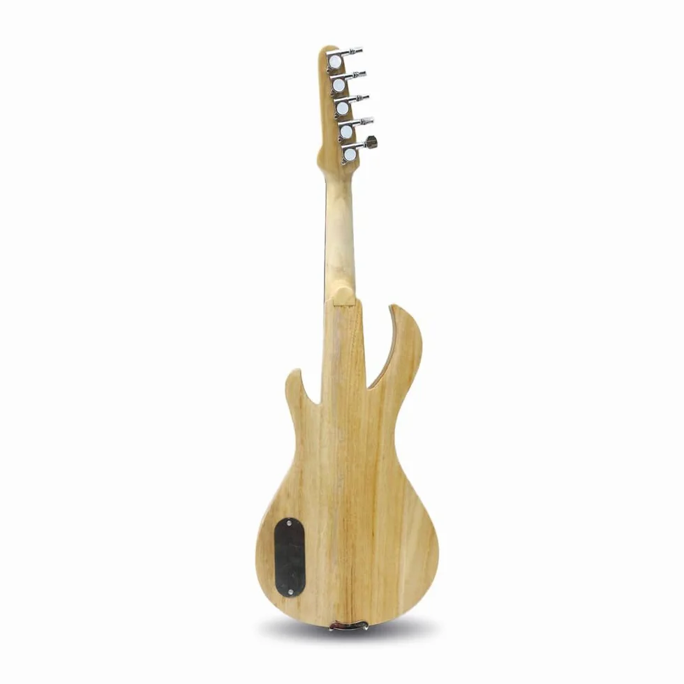 Yinfente 5 String Violino Elettrico 4/4 violino full size forma chitarra elettrica Ebano violino parti con Corpo in legno massello libero violino caso arco