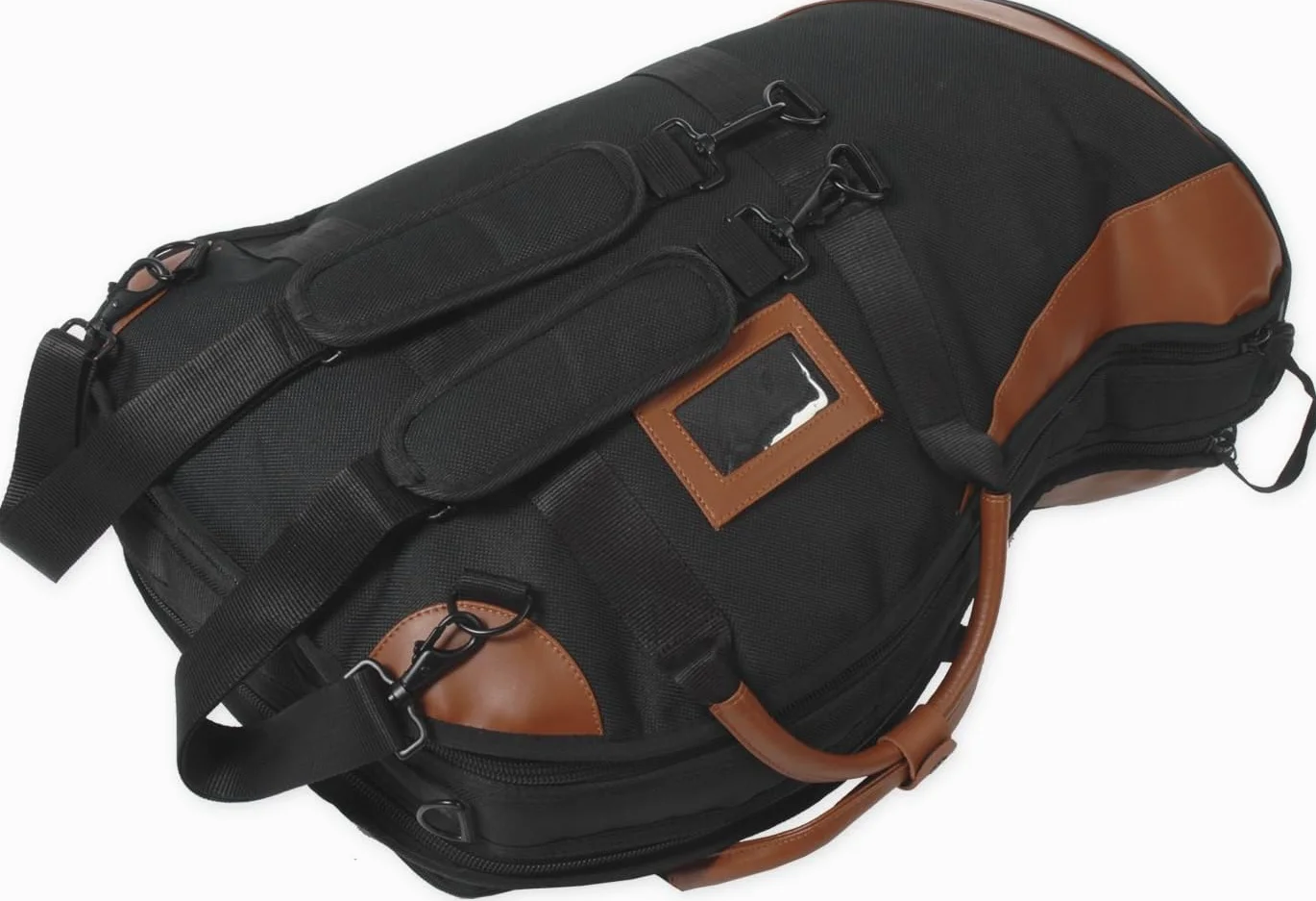 Soundman Custodia per corno di bosco – con funzione zaino e ampio scomparto per accessori – French Horn Case/Borsa per corno di bosco