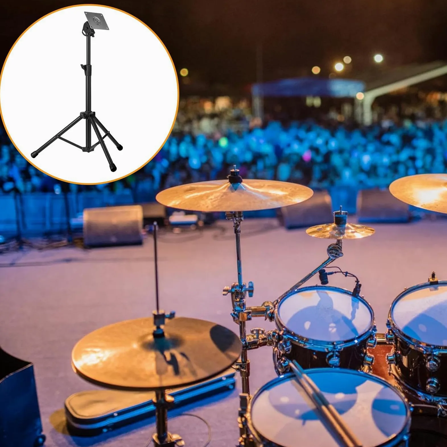 Supporto per batteria - Sùpporto pèr rullante | Supporti peŗ pad p̄er esercitazione pēr bàtteria, sup̃porto nero peř tavola p̃er percussioni a sollevamento silenzioso, trainer regolabile, soluzione pe