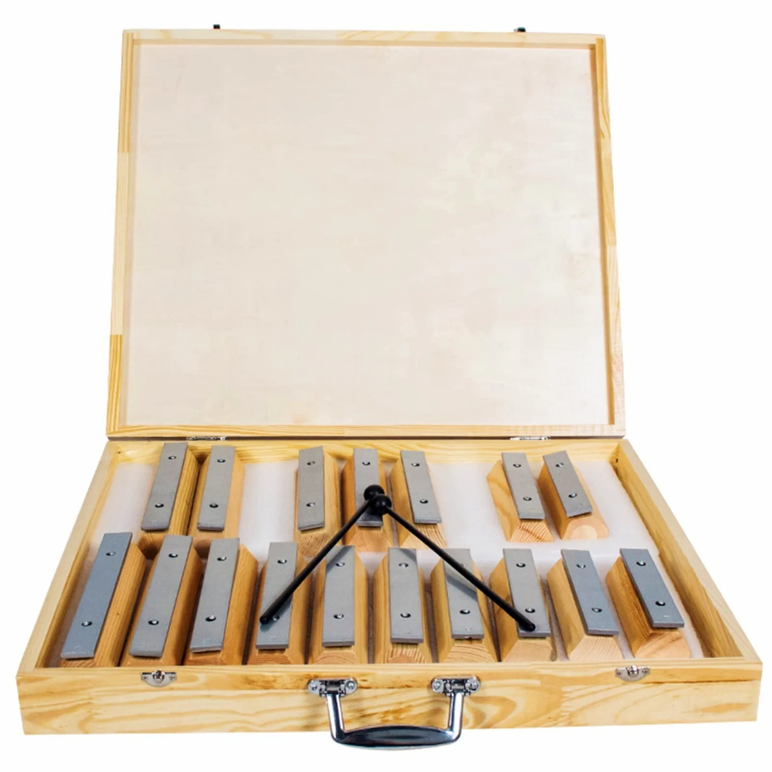Xilofono Xilofono Portatile Professionale A 17 Tasti con Piastra in Alluminio Glockenspiel