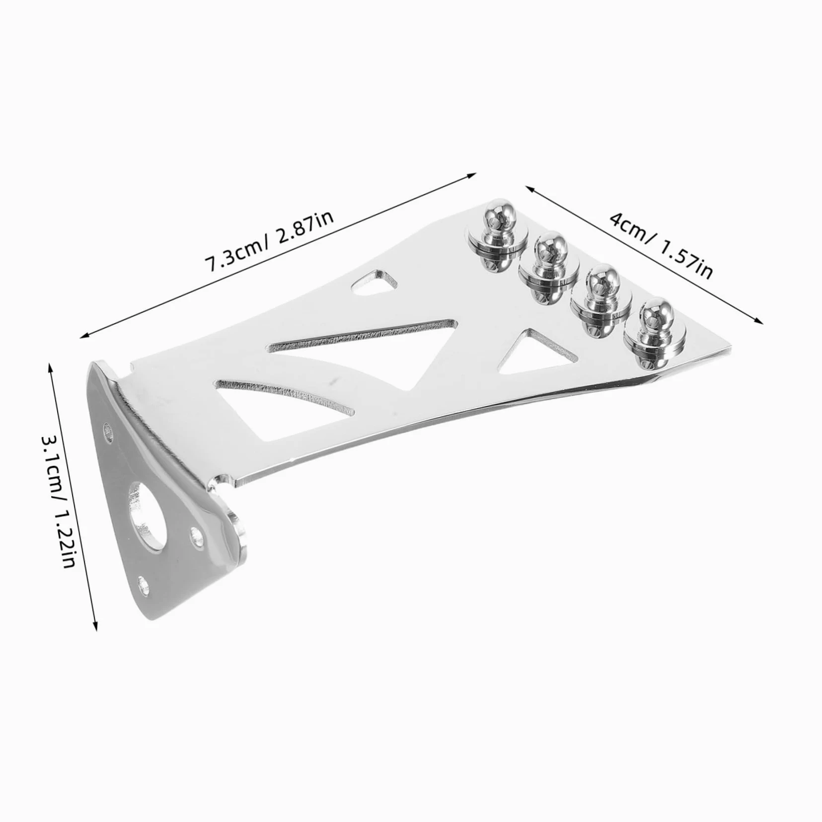 TOYANDONA 3pezzi Piastra Per Corde Banjo Accessorio Per Chitarra Corde Migliora Suono e Sustain Design Classico e Resistente Facile Da Installare