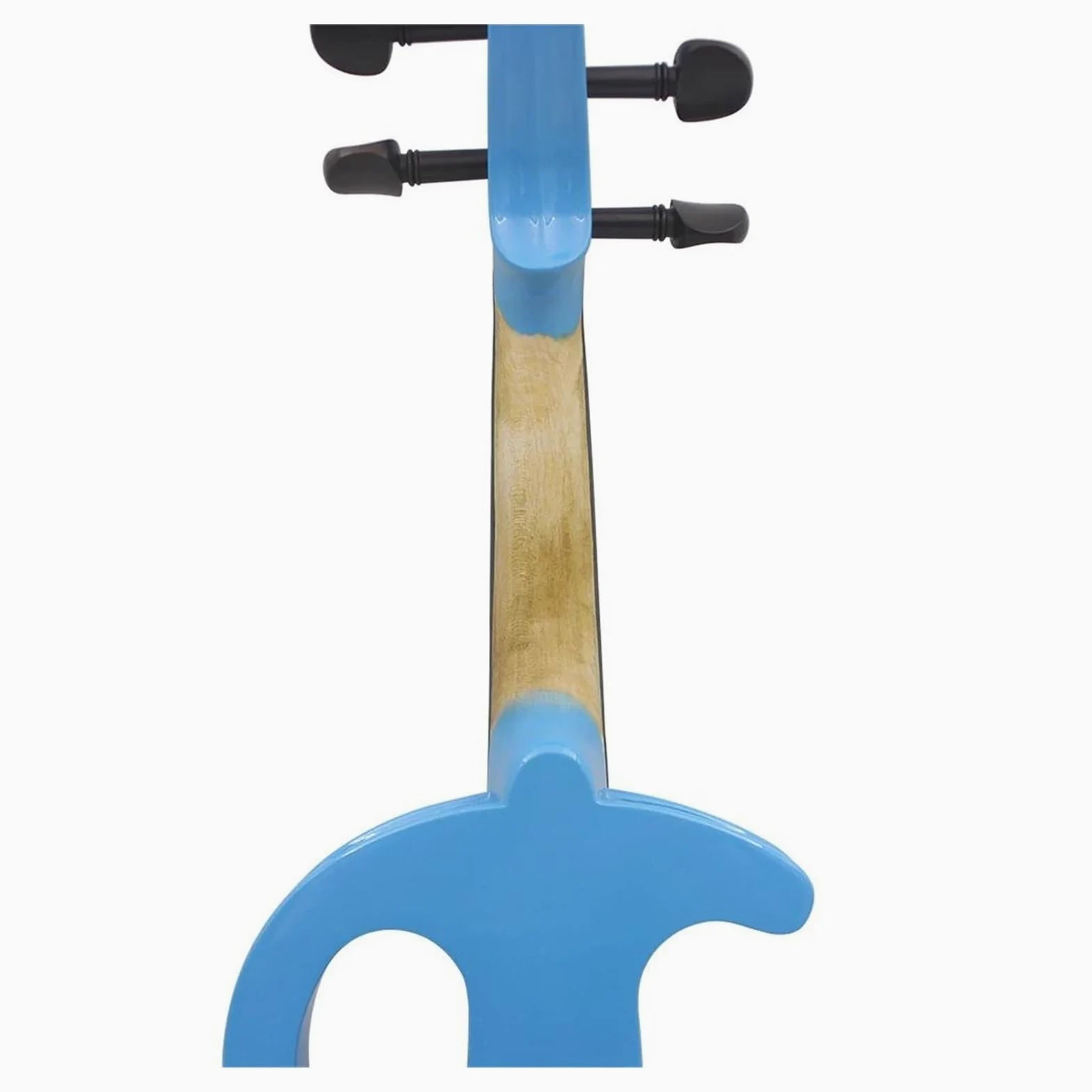Violino Elettrico 4/4 Con Finitura Blu Tavola In Acero Tastiera In Ebano Strumento A Corde Violino