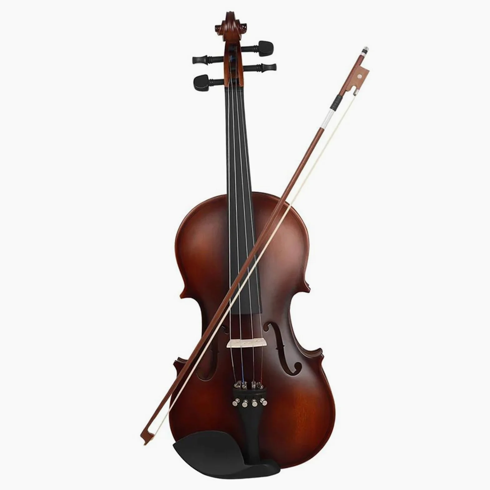 Violino Violino Professionale 4/4 Violino Acustico In Legno Massello Retrò Opaco Violino In Tiglio Con Custodia Per Principianti