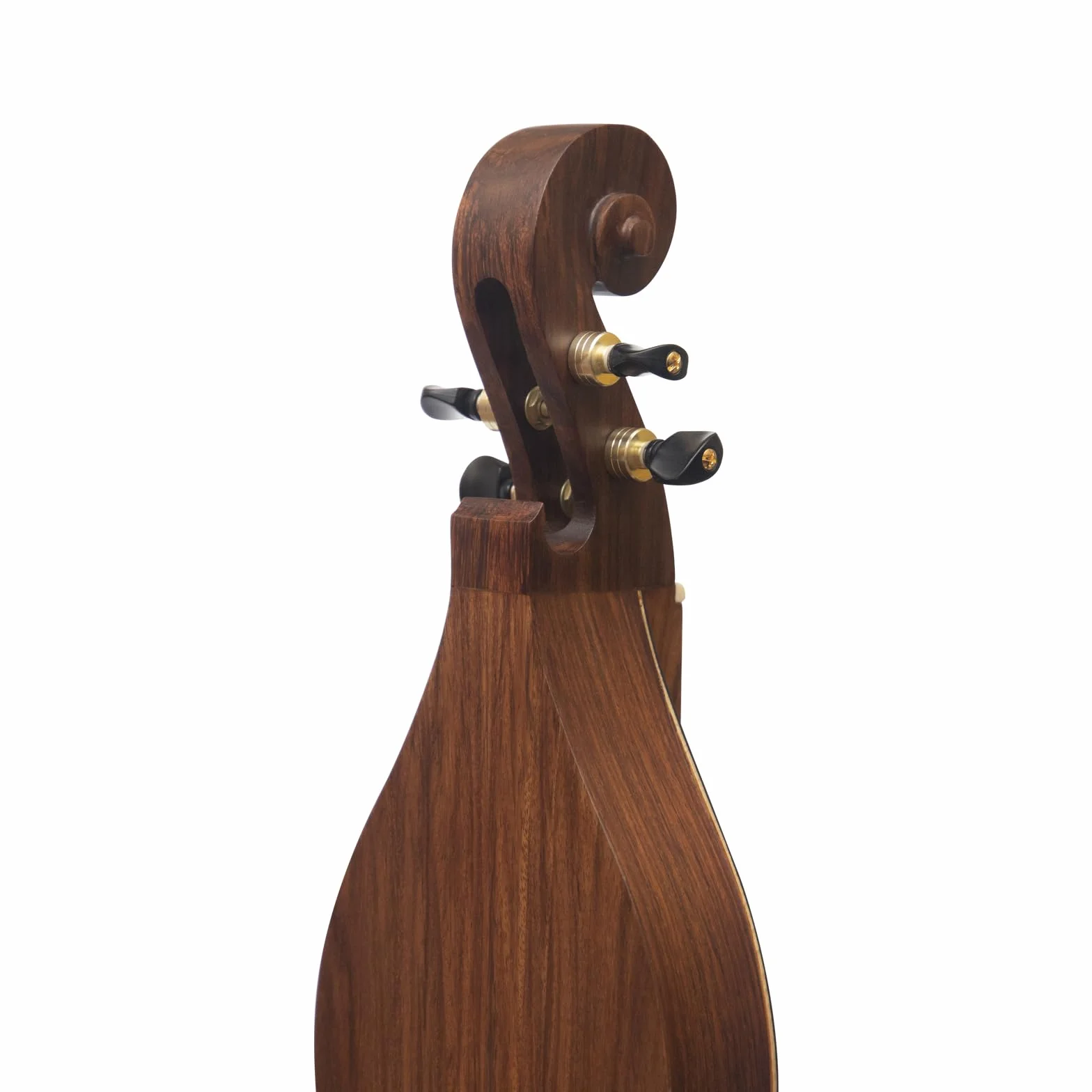 Mountain Dulcimer - Palissandro a 4 corde, con foro a F, con filetto