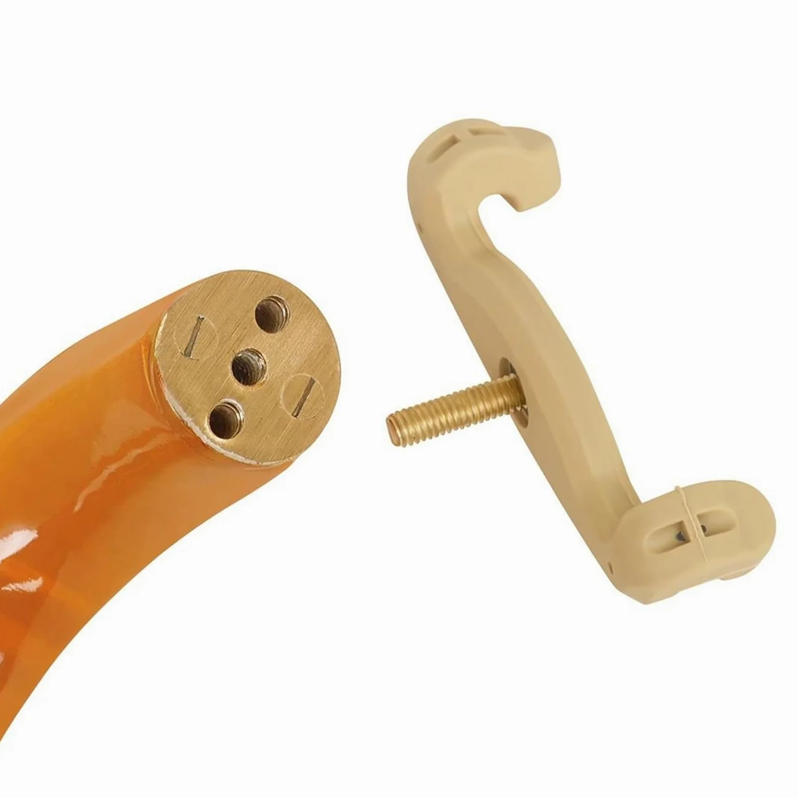 Accessori per Violino 4/4 Poggiaspalla per violino Poggiaspalla in legno di acero per strumento a corde di violino Accessorio per parti di violino