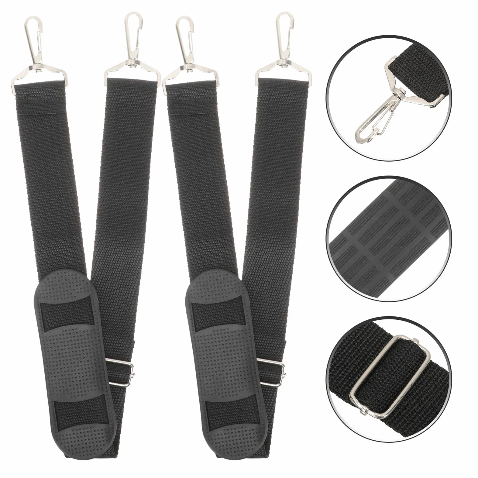 STOBAZA Tracolla per Custodia di Violino Regolabile, Resistente Tessuto, Fibbia in Metallo Sicura, Set 2 Pezzi, Accessori Musicali