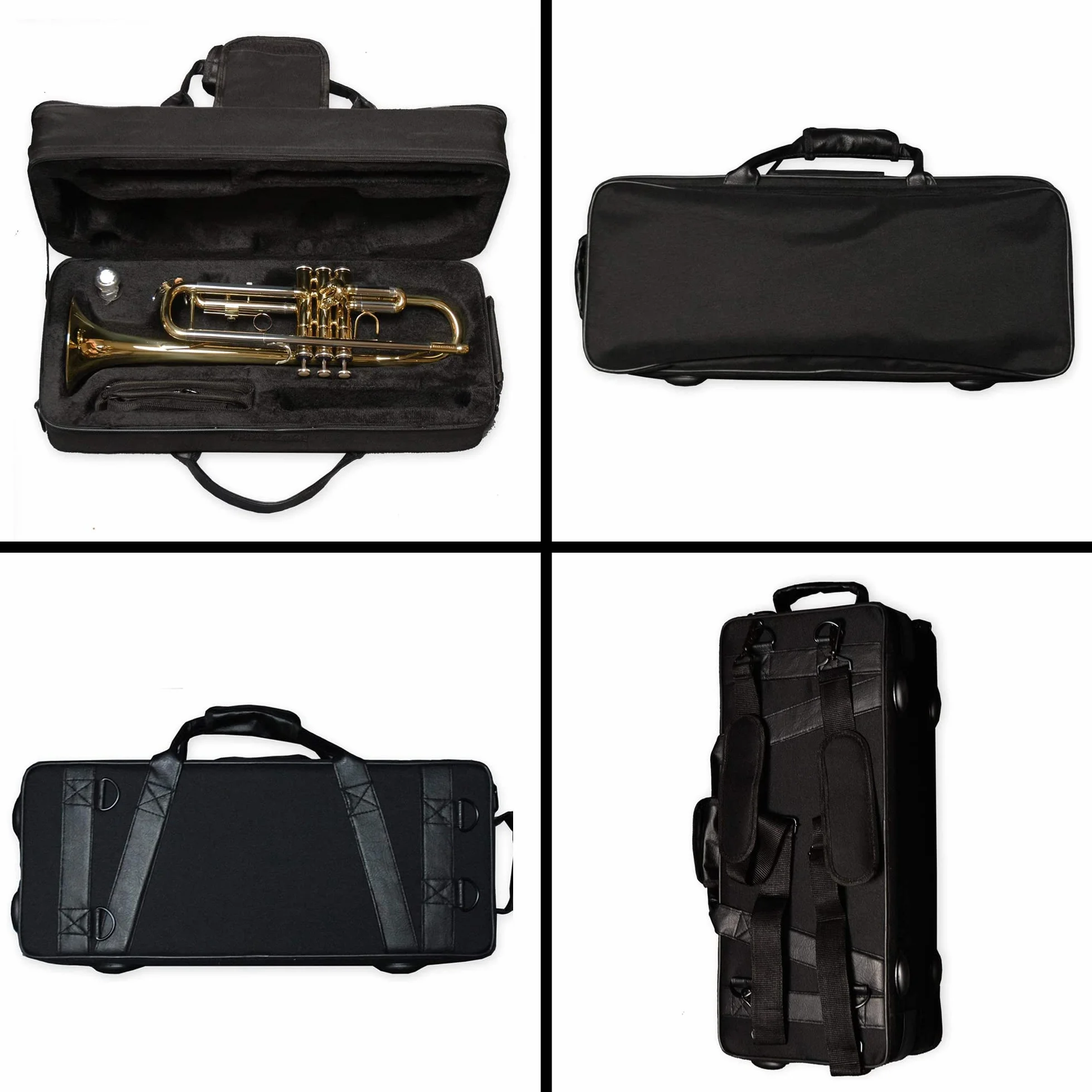 Tromba in Sib TTR-171 in ottone - completa con bocchino, custodia, accessori + metodo per tromba “Trumpet Basics”