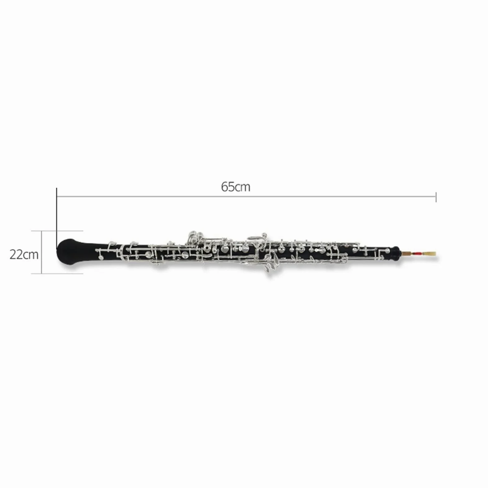 Strumento Oboe C Key Bakelite Semi-Automatic Placcato Argento Oboe È Adatto per Prestazioni per L'esame Professionale per Adulti Principiante di Oboe