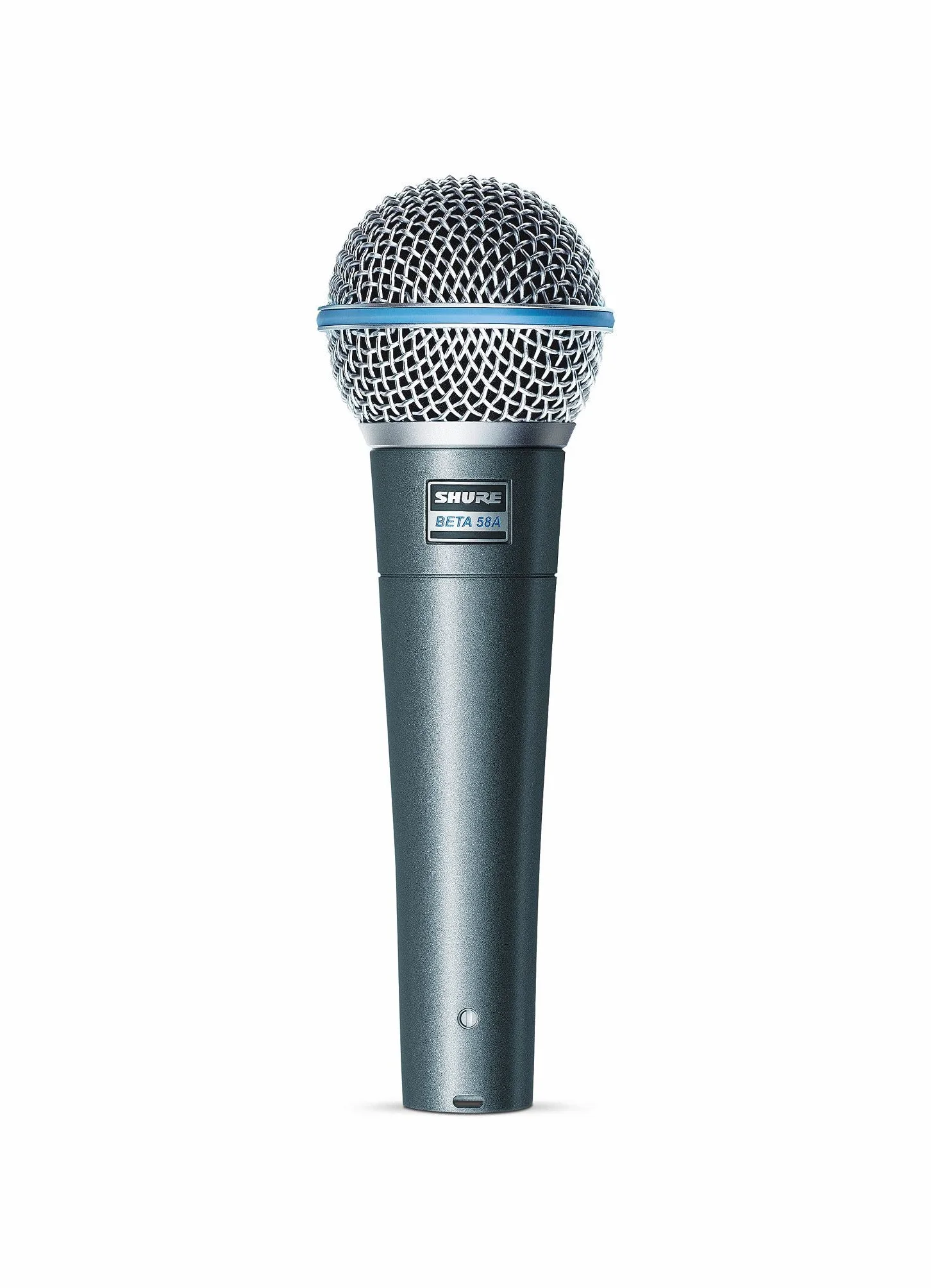 Shure BETA 58A Microfono Vocale Microfono dinamico supercardioide a elemento singolo per palcoscenico e studio, include adattatore per stativo regolabile A25D