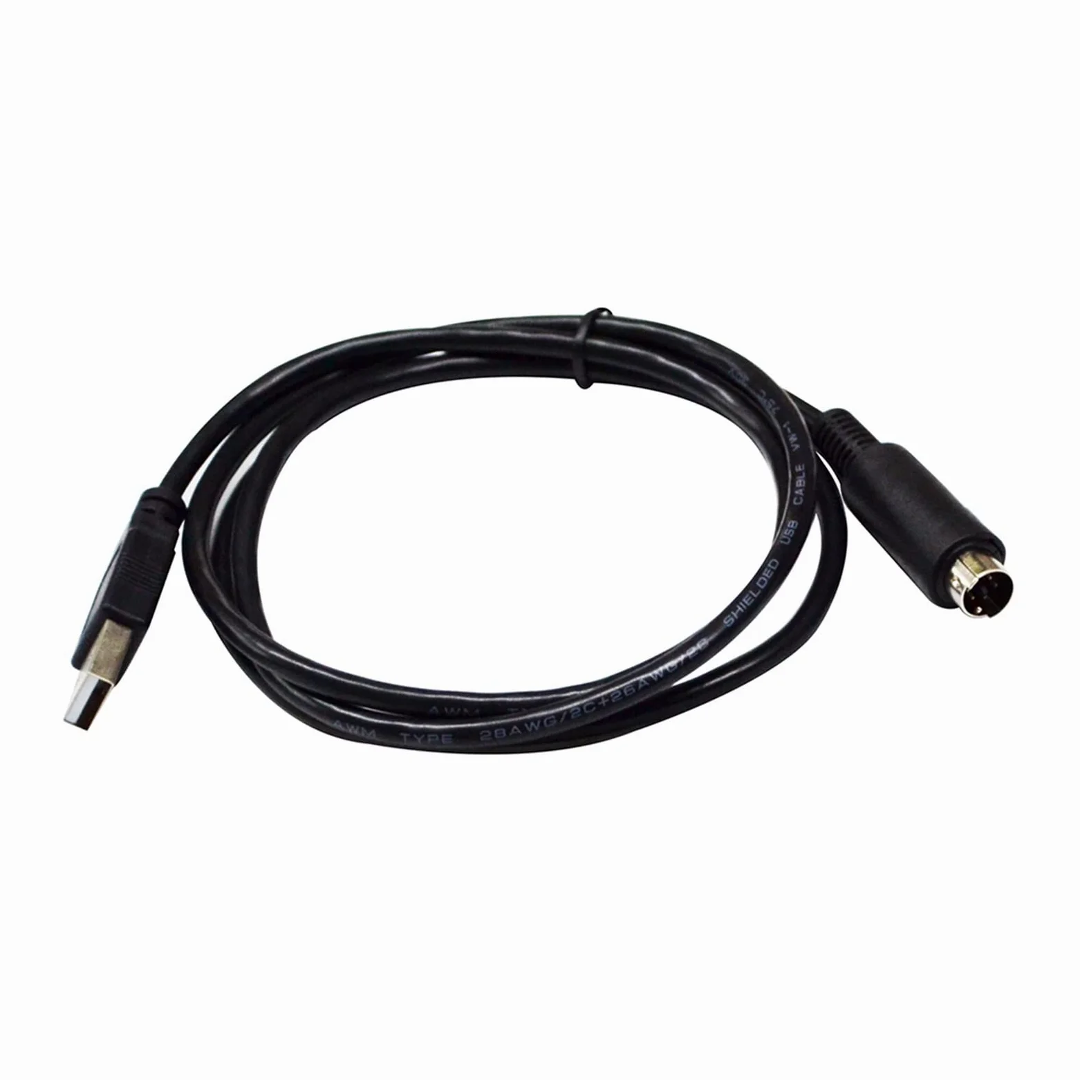 Adattatore USB A 2.0 a MINI DIN 7 pin MD7 maschio Tastiera multimediale in streaming 2 PRO DUO I/O Tastiera MIDI Cavo di estensione dati for PC(3.6M)