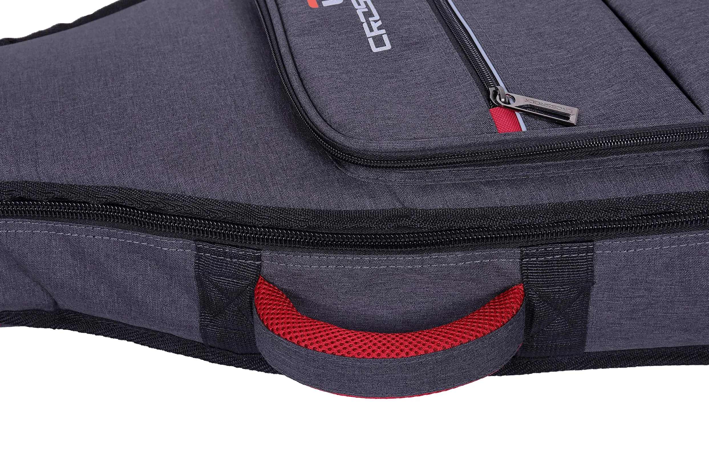 Crossrock Borsa imbottita per chitarra classica 4/4 | Imbottitura 10 mm, spallacci zaino, tasca anteriore – Protezione leggera per studenti e amatori
