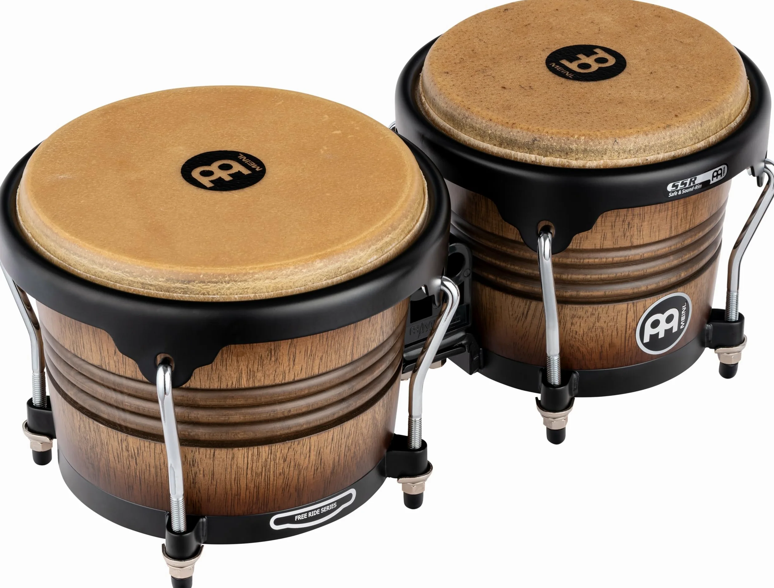 Meinl FreeRide Bongos FWB190ATB-M, 6-3/4"+8" - Bongo