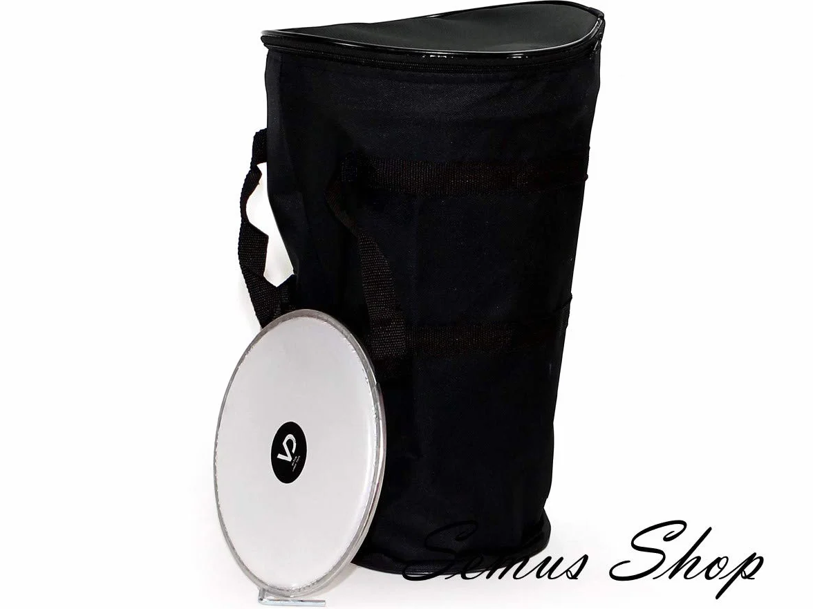 Tamburo egiziano doumbek DARBUKA con custodia e chiave