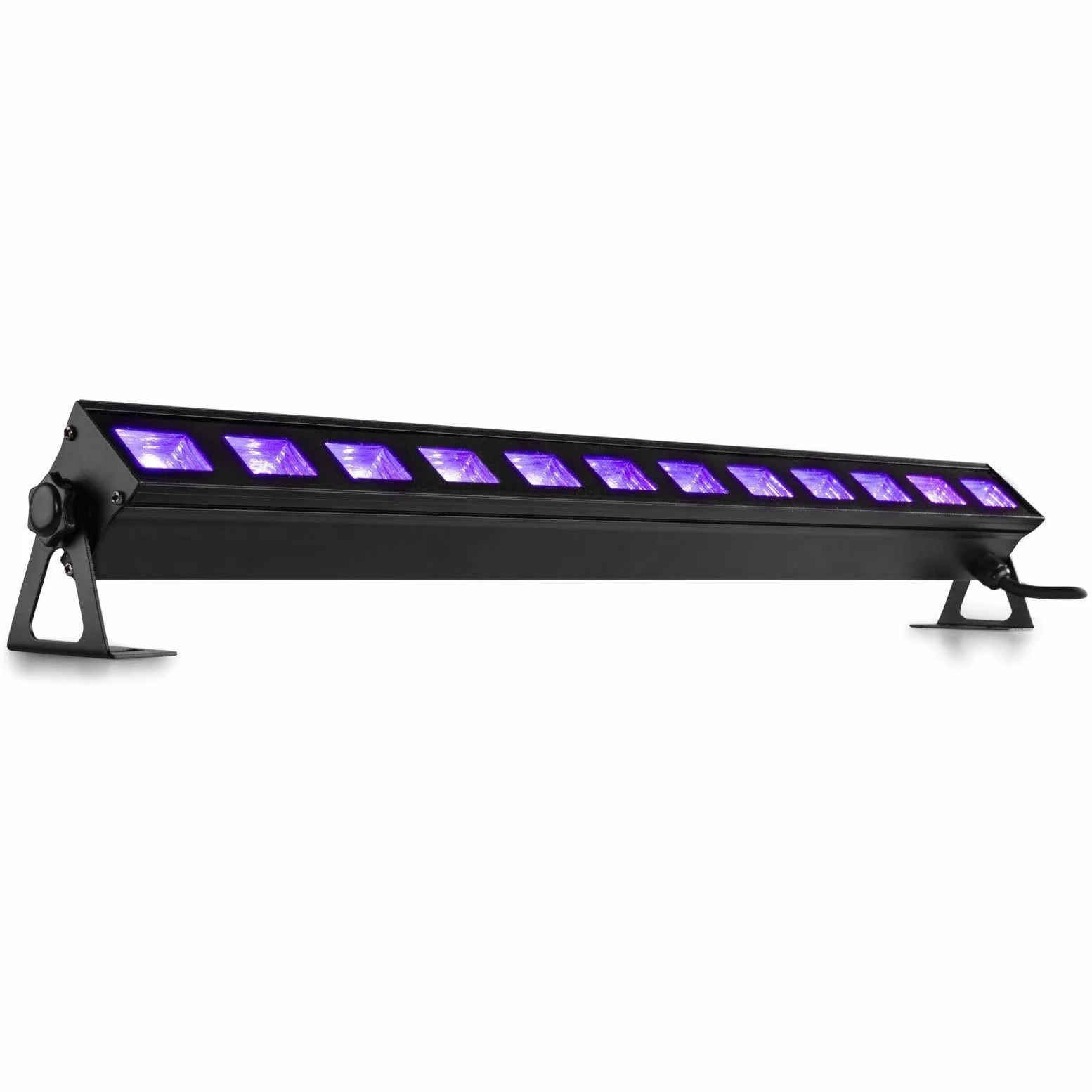 Beamz BUV183 - LED UV Bar, Luce UV 12 x 3W, Plug & Play, Consumo Energia 35W, Trasportabile, Utilizzo Multiuso