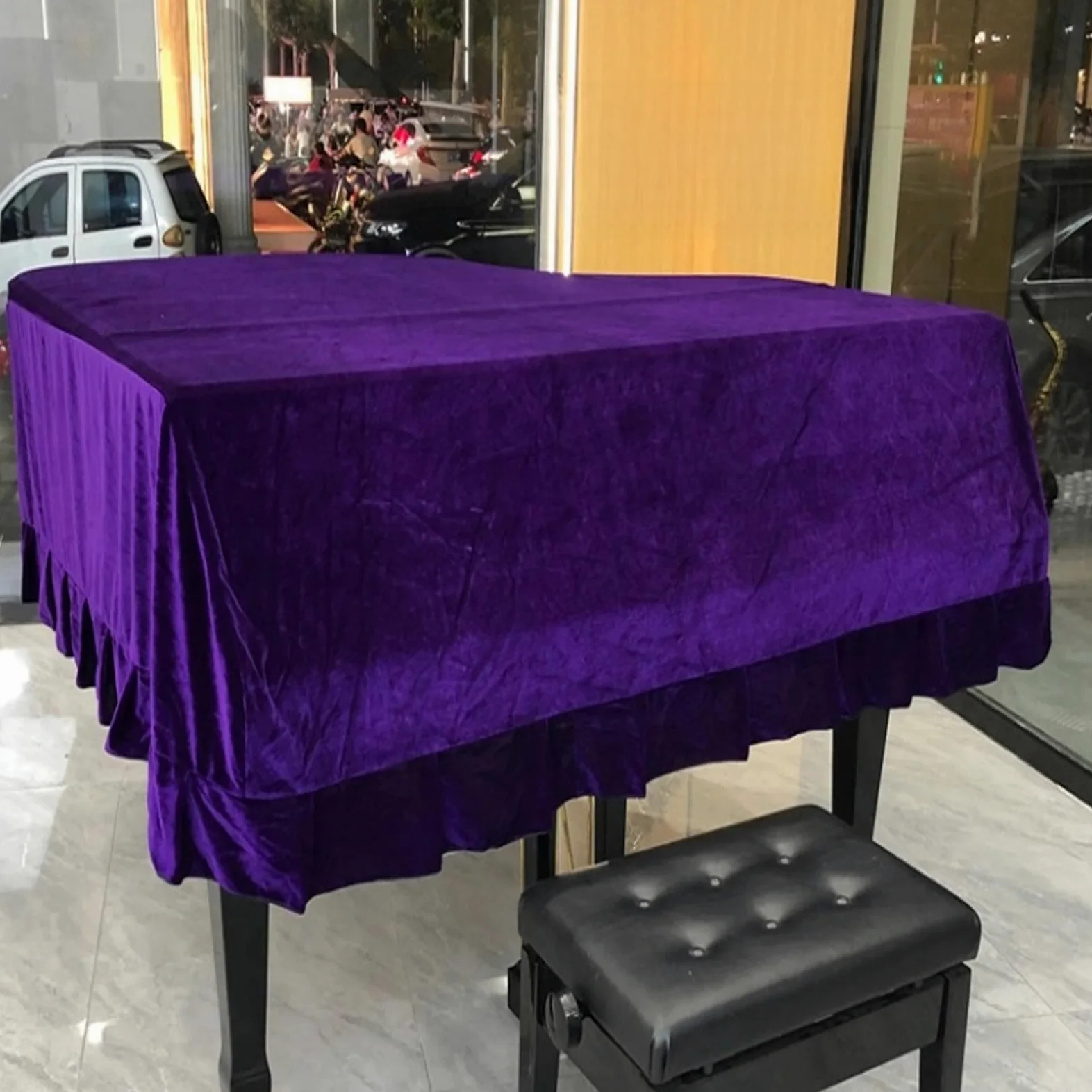 Copertura per pianoforte, impermeabile, antipolvere, per pianoforti a coda, resistente all'umidità e alla polvere, ideale per principianti pianisti e artisti