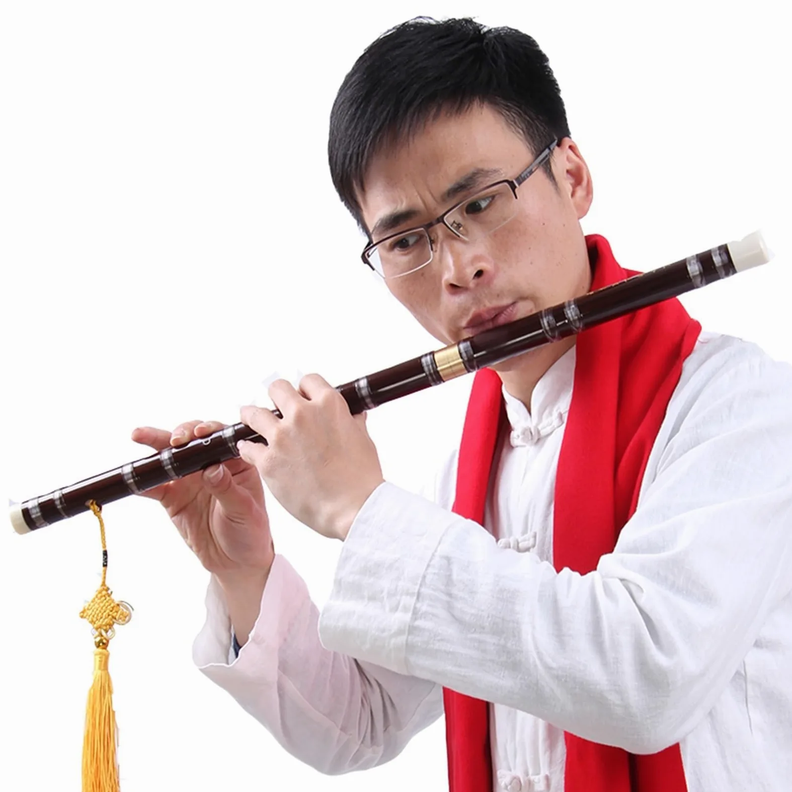 set di flauto di bambù Flauto Di Bambù Strumento Flauto Principiante Studente Flauto Traverso Adulto Una Sezione Intera Flauto Traverso Sintonizzato Su CD (Color : D)