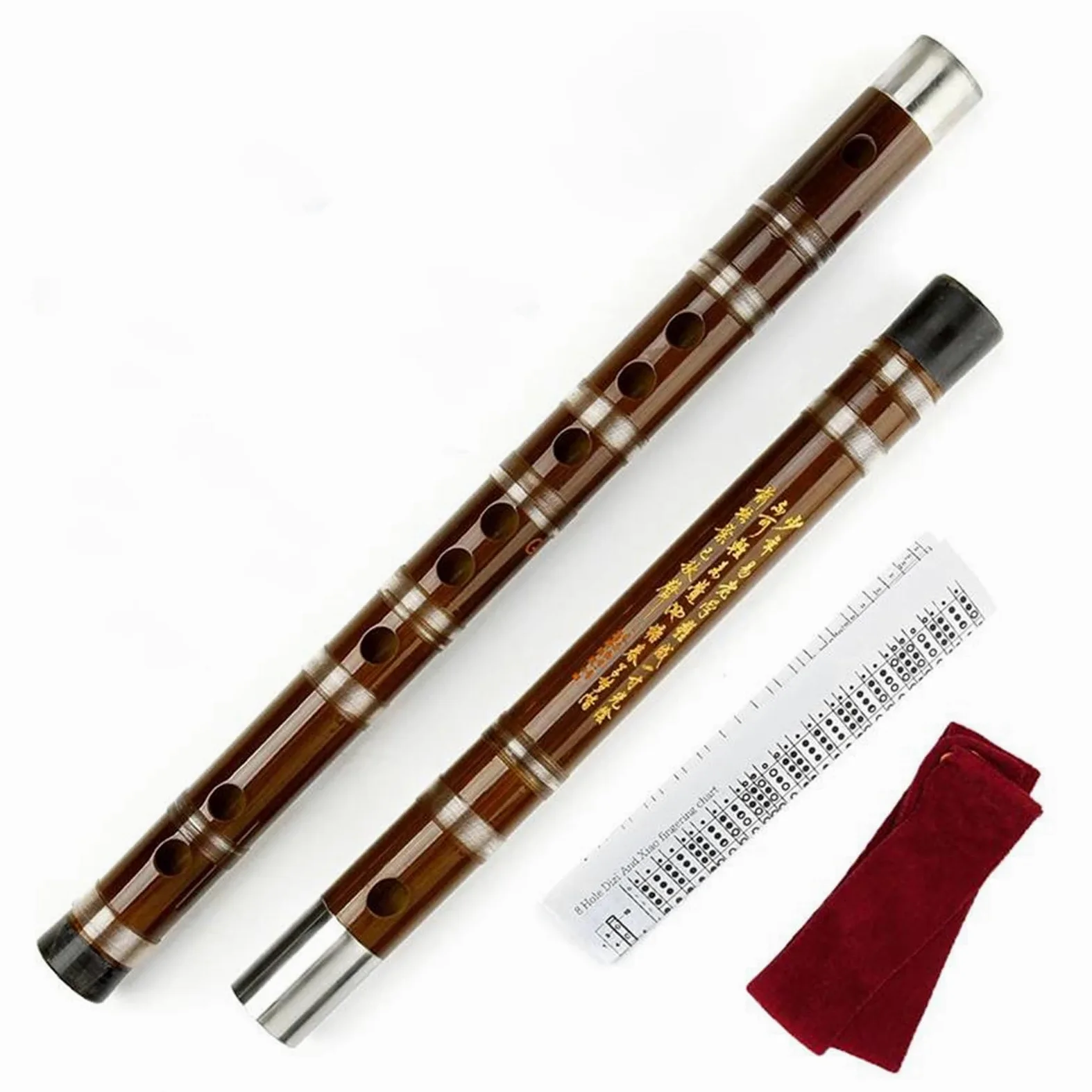Alunno Flauto Di Bambù Flauto Traverso Cinese Professionale In Bambù Dizi Musicais Flauto In Bambù A Doppia Spina Con 6 Fori(E key)