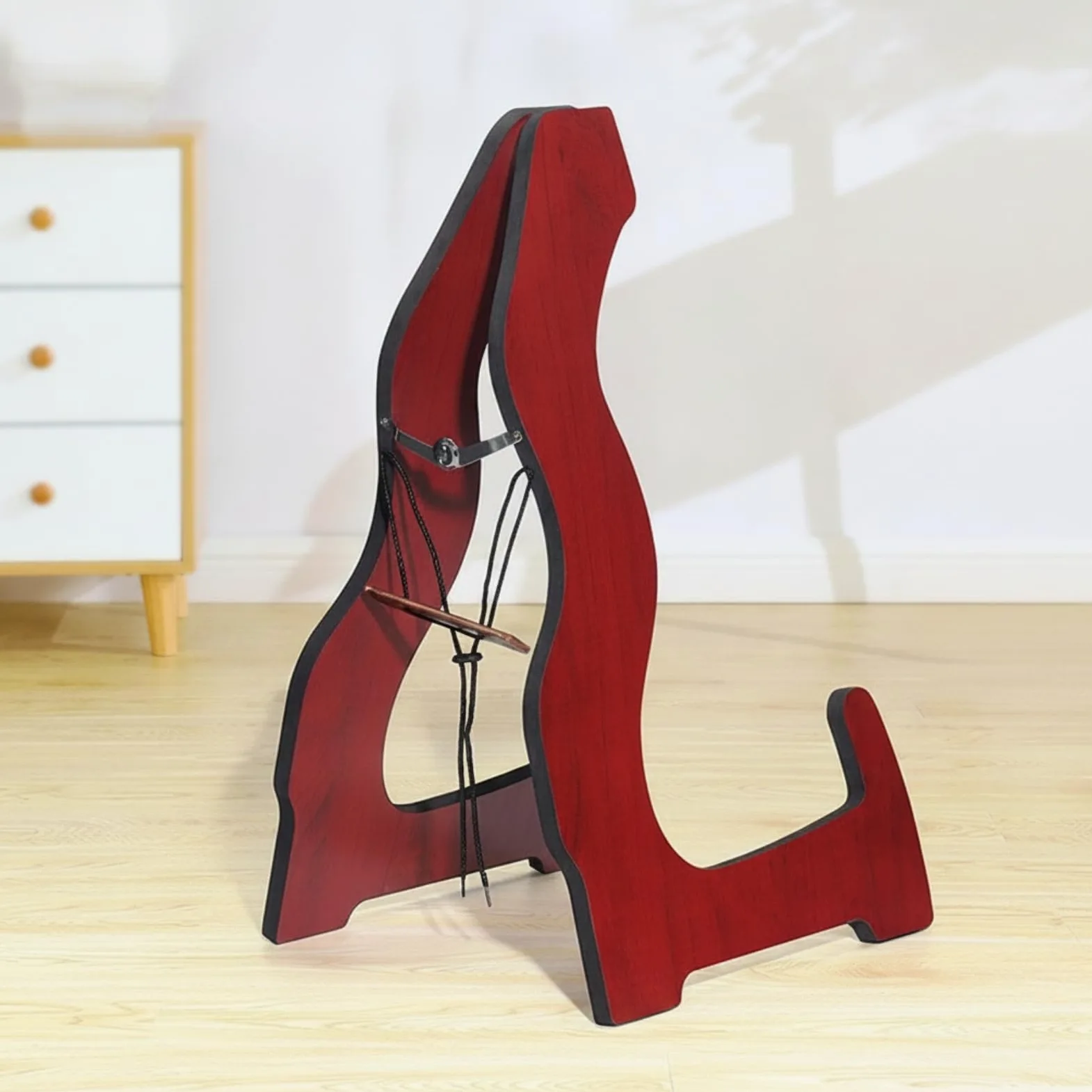 Qianly Supporto Salvaspazio Cavalletto Stabilizzante Reggistrumento per Musicisti, Casa, Negozi di Musica , Nero