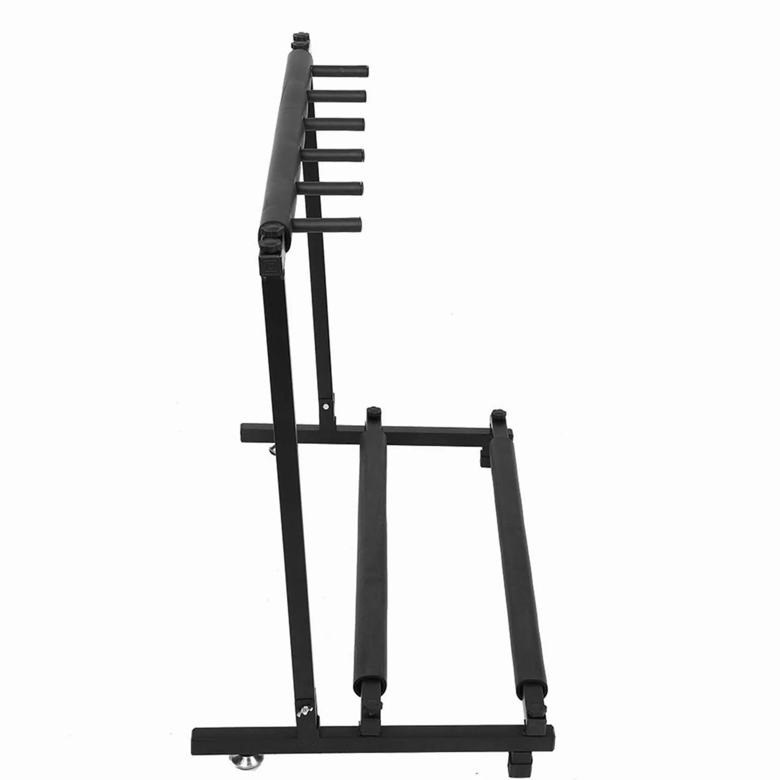 Luqeeg Espositore per Chitarre, Porta-Chitarre Multiuso, Accessorio per Strumenti Musicali Ideale per Sale Prove Negozi Collezionisti o Qualsiasi Altro Ambiente (5 teste)