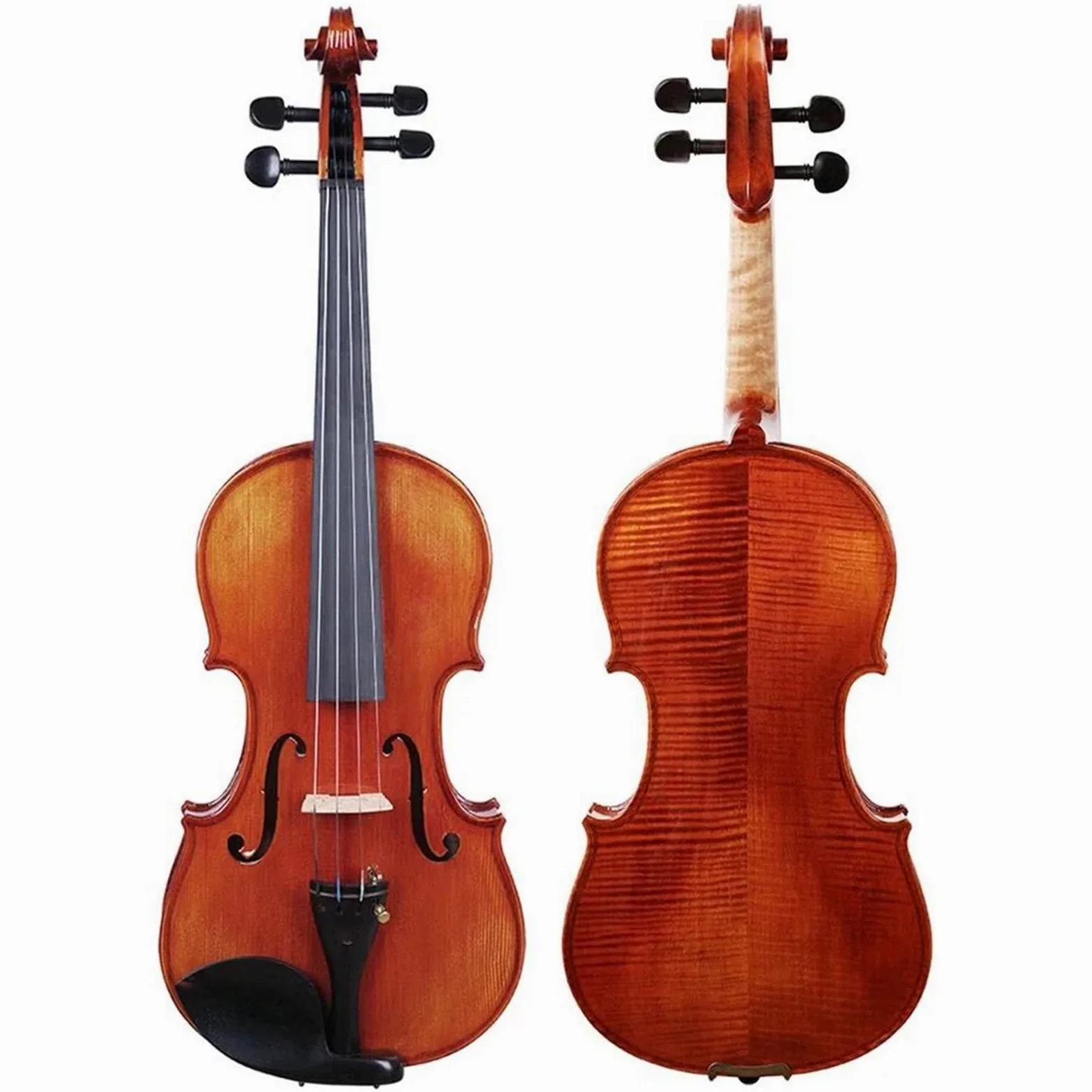 Kit Di Violino Professionale Violino Acustico In Legno Massello 4/4 Con Custodia Arco In Abete Violino Strumento Musicale Per Principianti