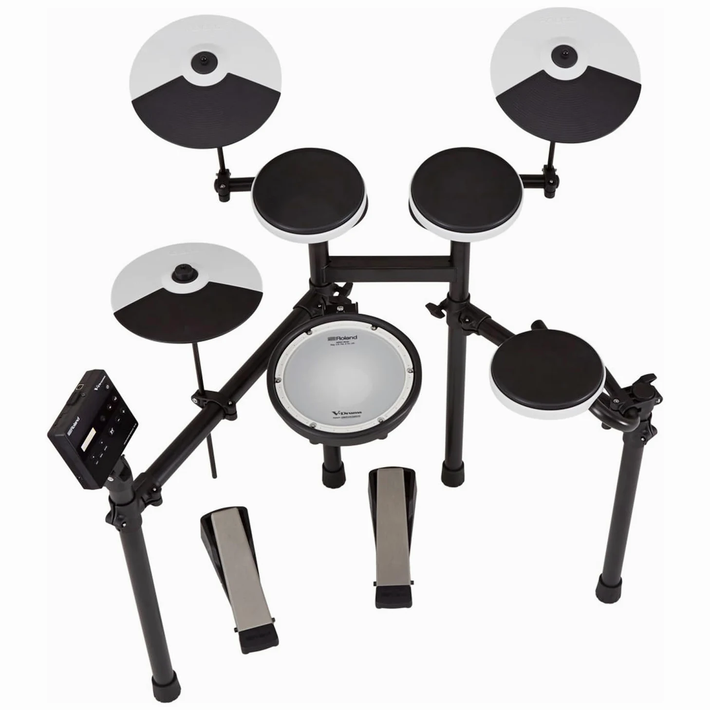Roland TD-02KV - Batteria elettronica con monitor PM-03 e cavo jack stereo Keepdrum GC075
