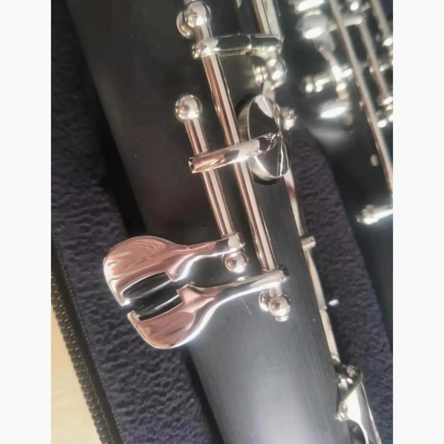 Black Student Bakelite Fagotto Strumenti a fiato con custodia in tela e accessori Fagotto Kit