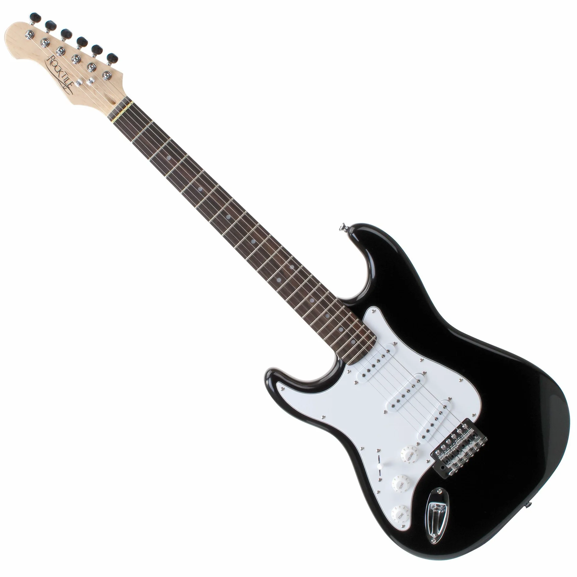 Rocktile Pro ST3-BK chitarra elettrica versione mancina (Lefty) set