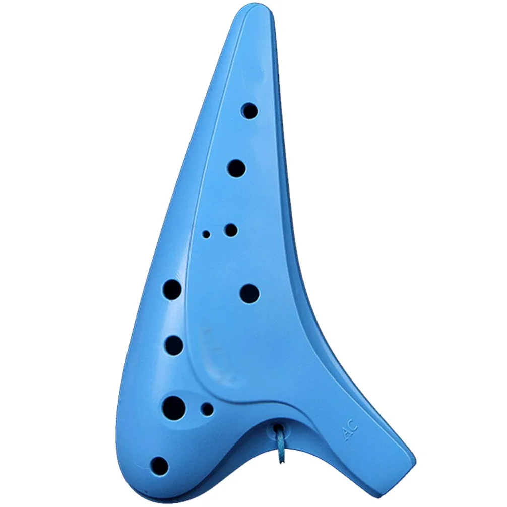 ocarina, Ocarina contralto in plastica anti-caduta a 12 fori(Blue)