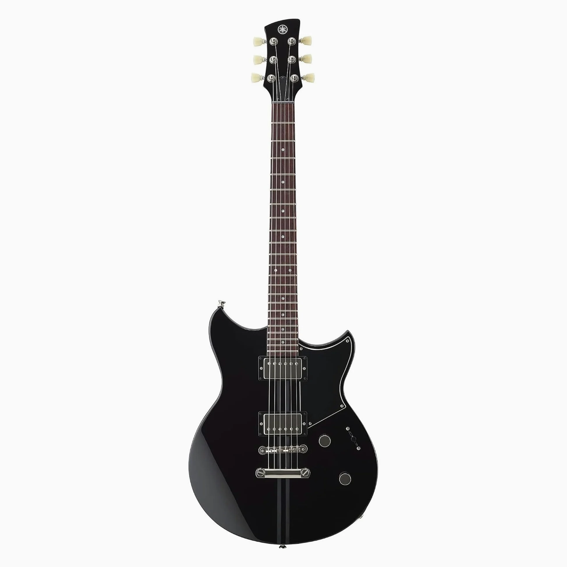 Yamaha 6 String Solid-Body Electric Guitar, Right, Black (RSE20 BL)
