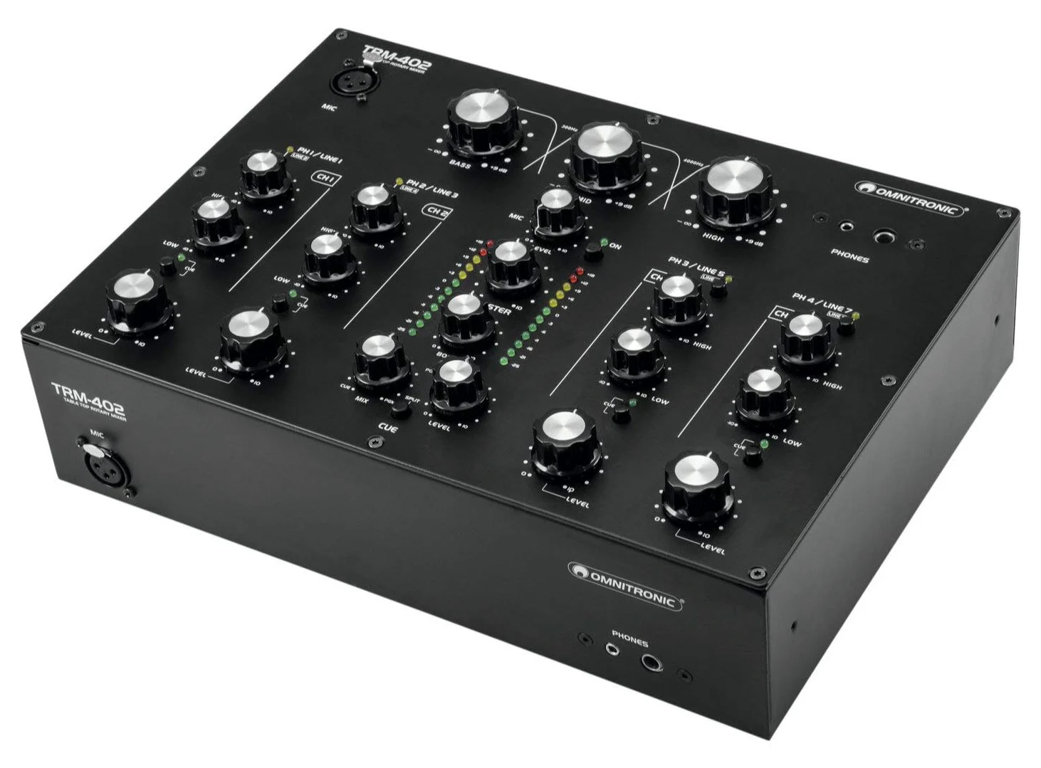 Omnitronic TRM-402 4-Channel Rotary Mixer