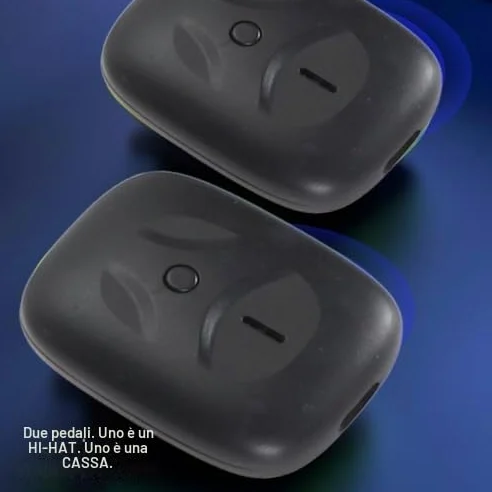 Set di Batterie Virtuali, Batteria Ad Aria Compatta Set per Esterno
