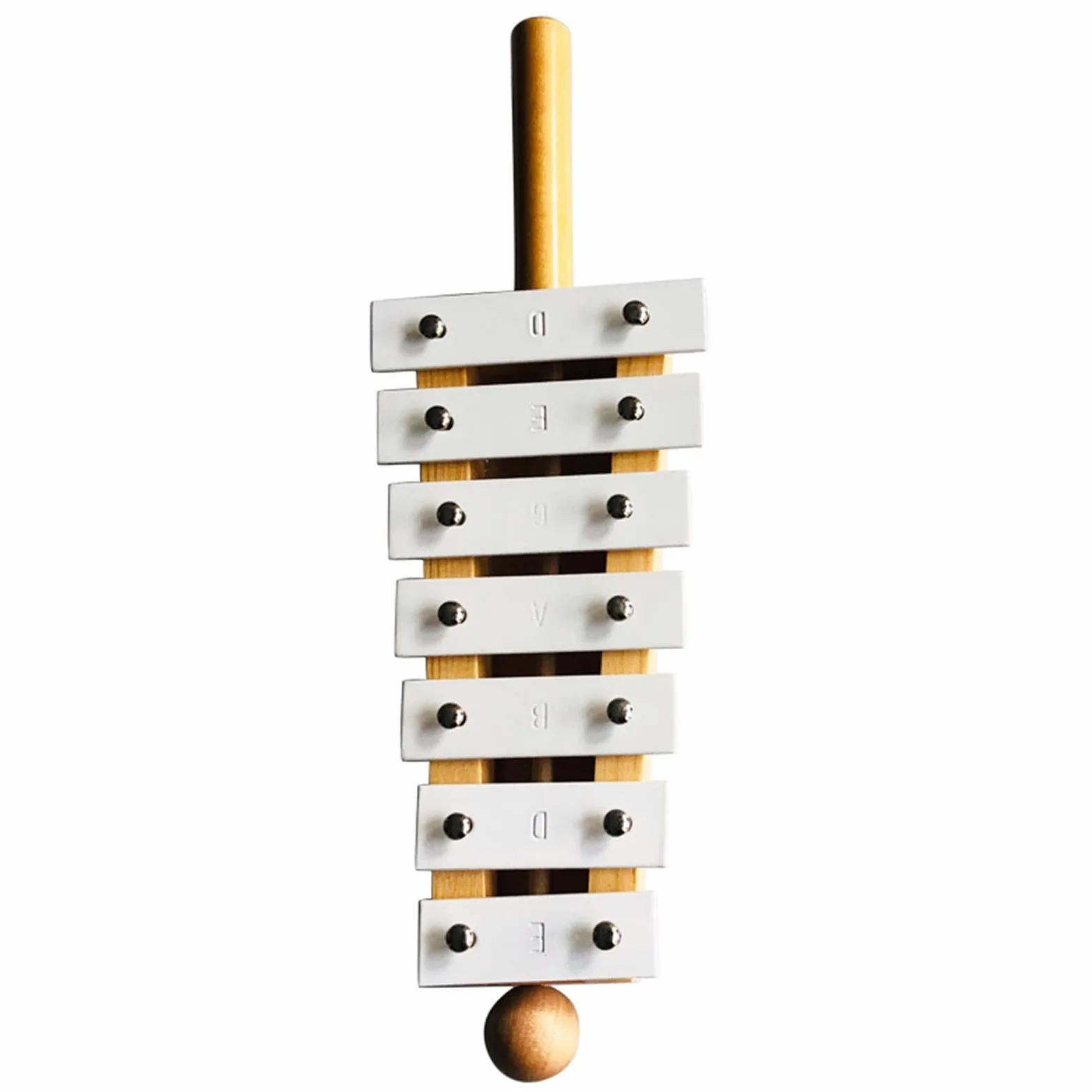 Il Musicista di Pianoforte con Piastra in Alluminio A 7 Toni Batte Il Pianoforte con Il Proprio Manico di Legno per Battere Il Pianoforte E Suonare Il Pianoforte xilofone Musical