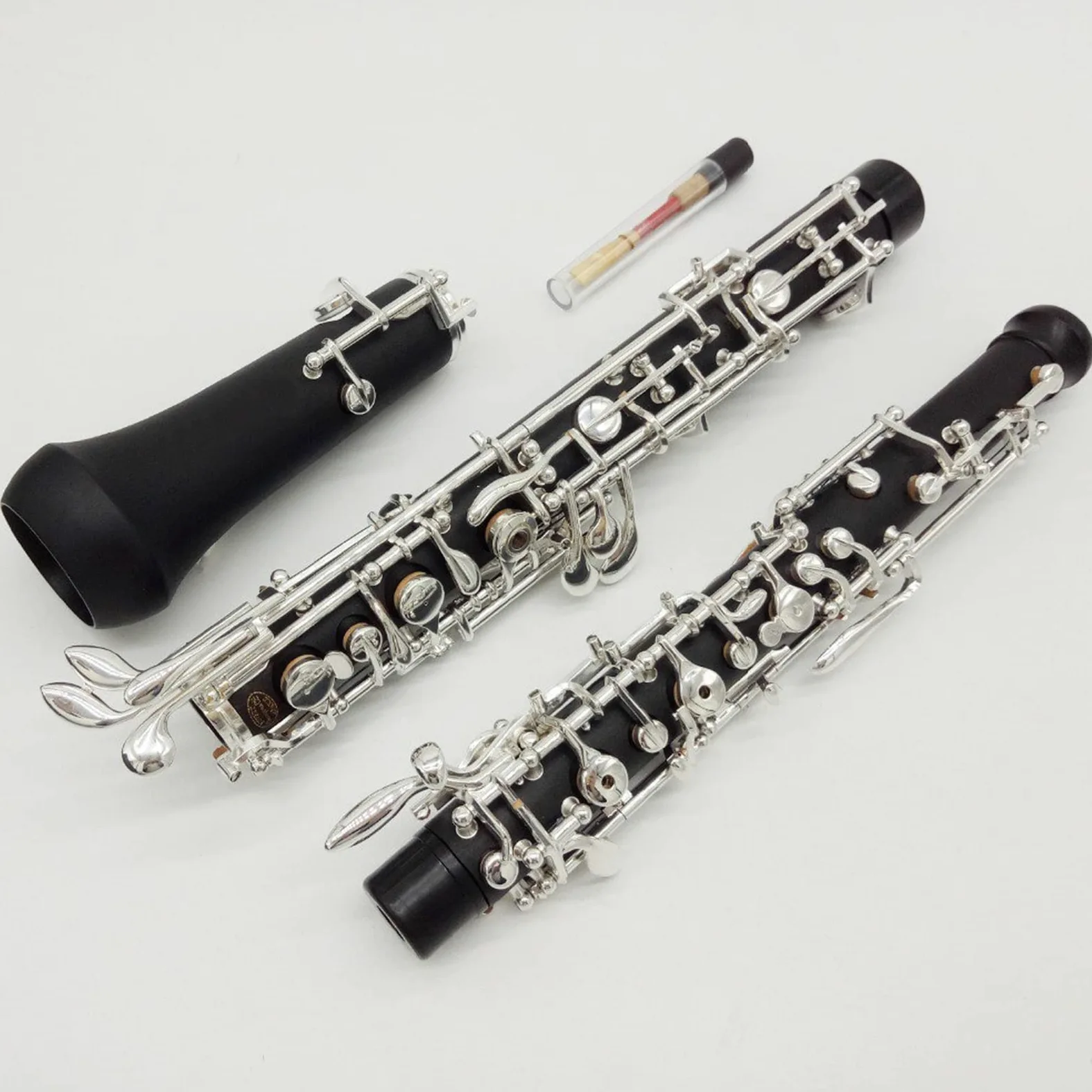 Strumento Oboe Oboe Professional Bakelite Student Oboe C Key Musical Struments con Accessori per Anelli di Custodia Principiante di Oboe